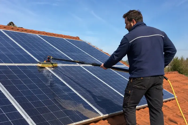 Nettoyage et entretien de panneaux solaires à Saint-Martin-Laguépie